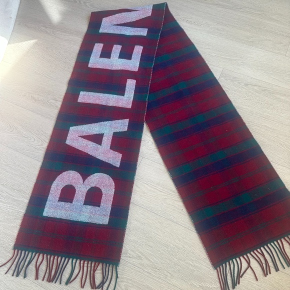 AUTHENTIC BALENCIAGA FRENCH SCARF - Picture 1 of 4